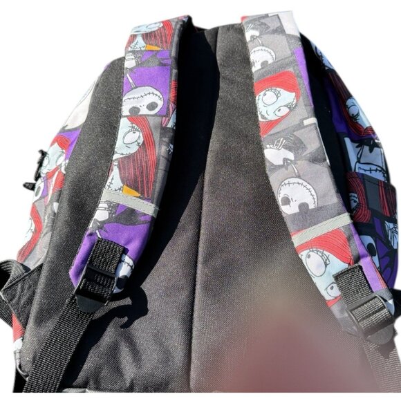 Disney Nightmare Before Christmas Print Backpack School Book Overnight Bag - Picture 2 of 10